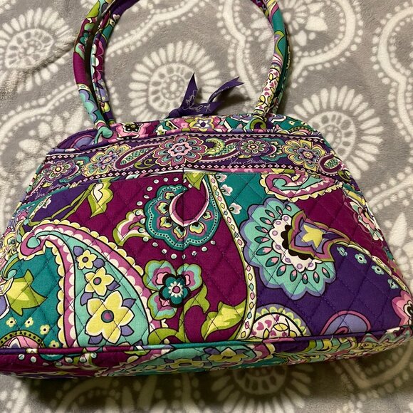 Vera Bradley Heather Pattern 2 bags!  Bowler bag (EUC) and Glenna - Picture 9 of 16